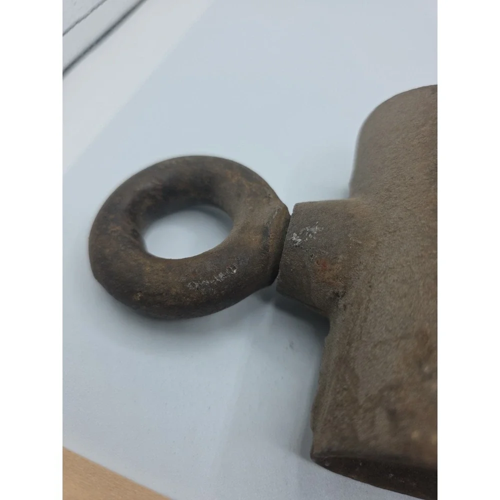 Cast Iron Barn Hay Trolley Track Roller Pulley Hook Vtg Old Door Hardware